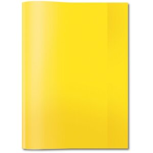 Protège-cahier PP A5 transparent-jaune