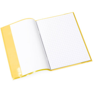 Protège-cahier PP A5 transparent-jaune