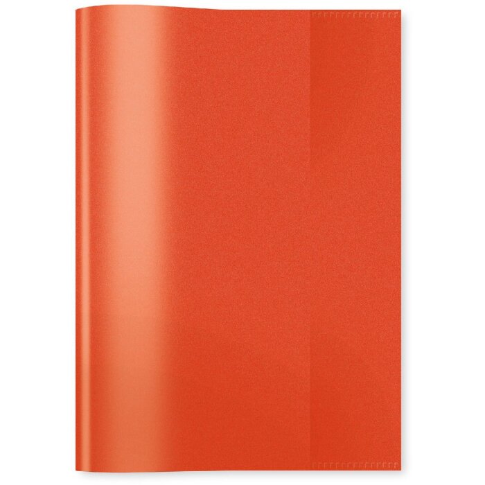 Protège-cahier PP A5 transparent-rouge