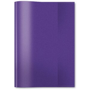 Protège-cahier PP A5 transparent-violet