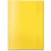 Protège-cahier PP A4 transparent-jaune