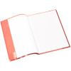 Protège-cahier A4 rouge transparent