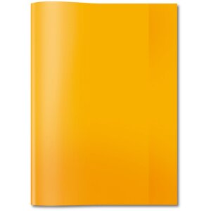 Protège-cahier PP A4 transparent-orange