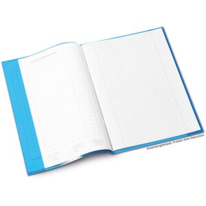 Protège-cahier PP A4 transparent-orange