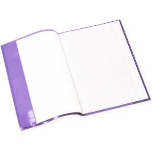 Protège-cahier PP A4 transparent-violet