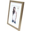 S43AD2 Cadre photo avec passe-partout en couleur bronze 10x15 cm