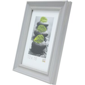 S46LF7 Cadre photo gris peint en style rustique 15x15 cm