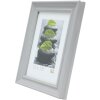 S46LF7 Cadre photo gris peint en style rustique 15x15 cm