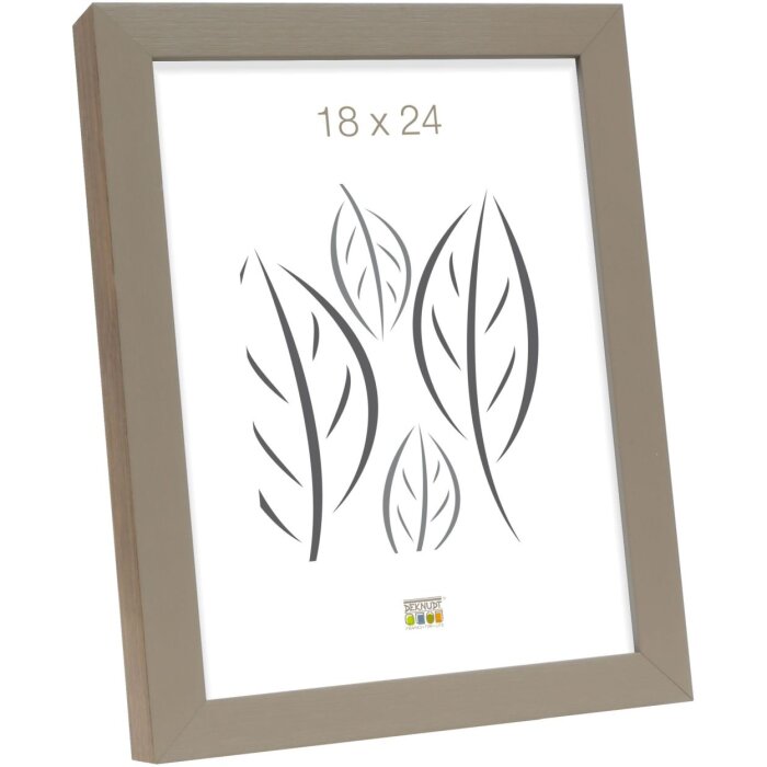 S46PH3 Cadre en bois beige avec bordure couleur bois 15x15 cm