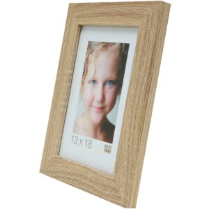 S49BH1 Cadre photo en couleur bois naturel 15x20 cm