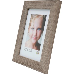 S49BH3 Cadre photo en bois gris 15x15 cm