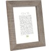 S49BH3 Cadre photo en bois gris 15x15 cm