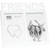 S68NK1 Cadre blanc pour 2 photos - FRIENDS 10x15 cm