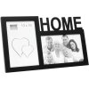 S68NK2 Cadre noir pour 2 photos - HOME 10x15 cm