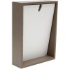 S68QK9 Taupe Cadre bloc avec dos incliné 15x20 cm