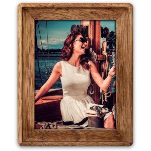 Cadre photo en bois ZEP Trevor 20x25 cm brun