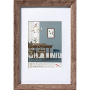 Fiorito cadre en bois 24x30 cm noyer