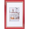 Walther Chalet cadre photo rouge 24x30 cm avec passe-partout 15x20 cm