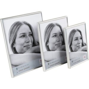 Chloe cadre photo 10x15 cm argent mat