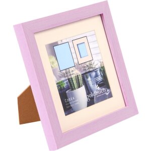 Cadre photo Cosea 15x15 cm lilas