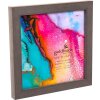 Cadre photo Colour up your life 15x15 cm gris foncé