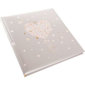 Goldbuch Album de mariage Elegant Heart 30x31 cm 60 pages blanches