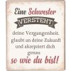 Plaque de texte 13x15 cm - Clayre & Eef 6Y3642D