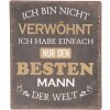 Plaque de texte 13x15 cm - Clayre & Eef 6Y3645D