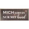 Plaque de texte 30x13 cm - Clayre & Eef 6Y3619D