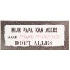 Plaque de texte 30x13 cm - Clayre & Eef 6Y3660NL