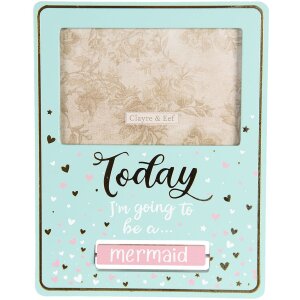 Clayre & Eef Cadre photo 2F0625 turquoise 18x1x23 cm...