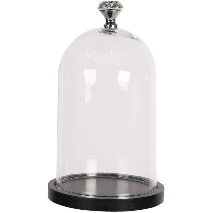 Cloche en verre Ø 14x25 cm - 6GL2544