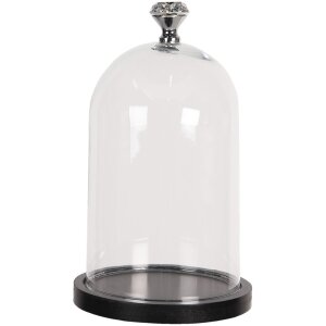 Cloche en verre Ø 14x25 cm - 6GL2544