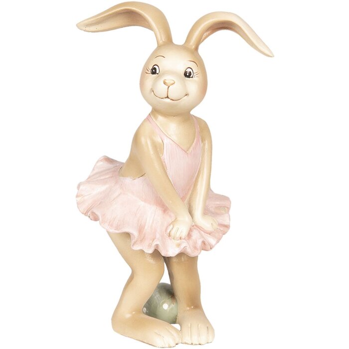 Décoration Lapin fille 7x7x13 cm - 6PR2629