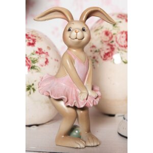 Décoration Lapin fille 7x7x13 cm - 6PR2629