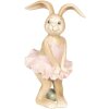 Décoration Lapin fille 7x7x13 cm - 6PR2629