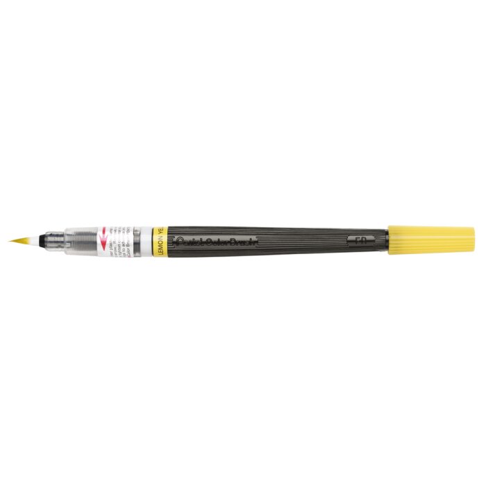 Crayon pinceau rechargeable Pentel COLOR en jaune