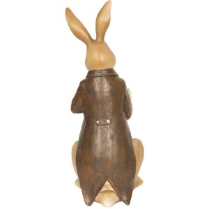 Décoration Lapin qui lit 15x13x40 cm - 6PR2600