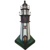 Lampe de table Tiffany phare 11x11x25 cm 1x E14 max 25W