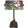 Lampe de table Tiffany oiseau 15x15x33 cm 1x E14 max 25W