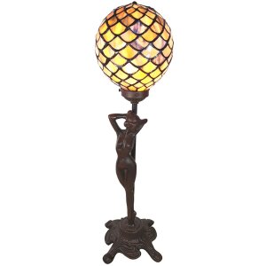 Lampe de table Tiffany 21x21x51 cm 1x E14 max 25W