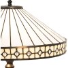 Lampe de table Tiffany Ø 40x58 cm E27-max 2x60W