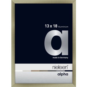 Cadre photo Nielsen aluminium Alpha 13x18 cm inox...