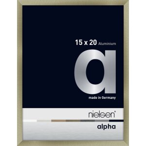 Cadre photo Nielsen aluminium Alpha 15x20 cm inox...