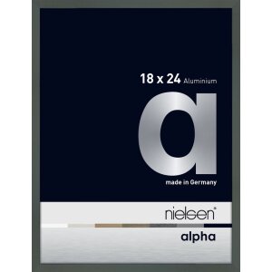 Cadre photo aluminium Nielsen Alpha 18x24 cm platine