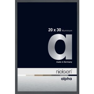 Cadre photo Nielsen aluminium Alpha 20x30 cm gris...