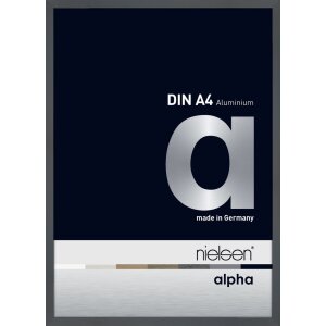 Cadre photo Nielsen aluminium Alpha 21x29,7 cm gris...