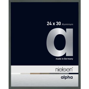 Cadre photo aluminium Nielsen Alpha 24x30 cm platine