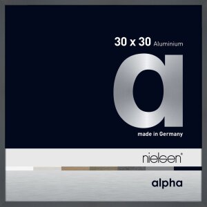 Cadre photo Nielsen aluminium Alpha 30x30 cm gris...