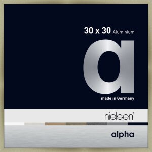 Cadre photo Nielsen aluminium Alpha 30x30 cm inox...